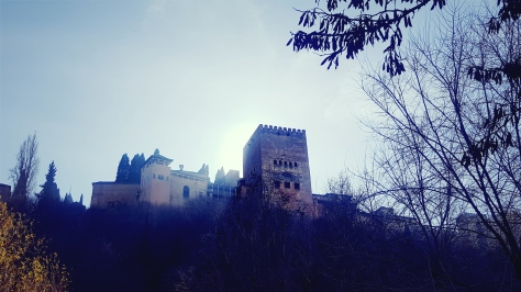 Alhambra Palace and Fort at Granada, Spain. #traveltospain